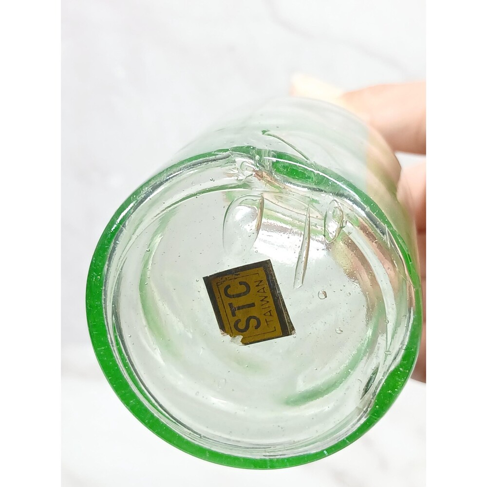 Vintage 1960s STC Green Glass Bottle Taiwan - Picture 6 of 13